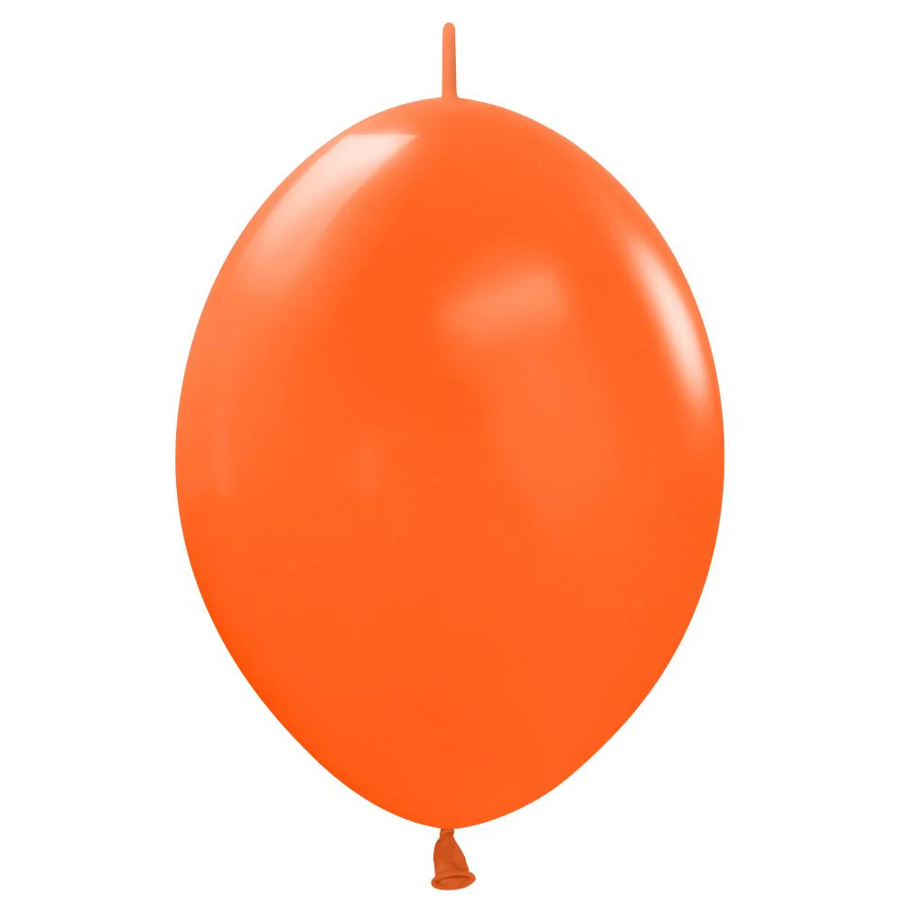 SEMPERTEX 6" Link-o-loon Fashion Orange 50ct